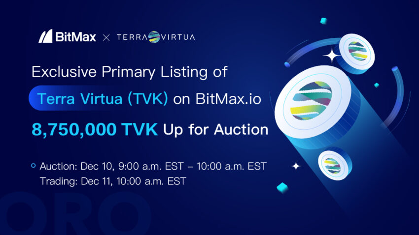 BitMax.io Announced the Primary Listing of Terra Virtua to ...